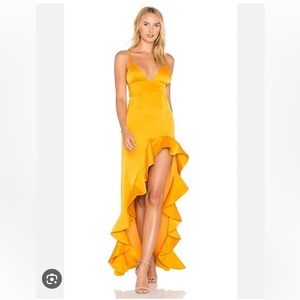 COPY - Lovers + Friends Aahmani Gown in Sunset